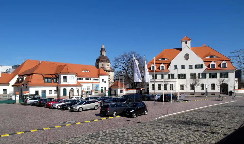 Messe Dresden im früheren Erlwein-Schlachthof am Messering